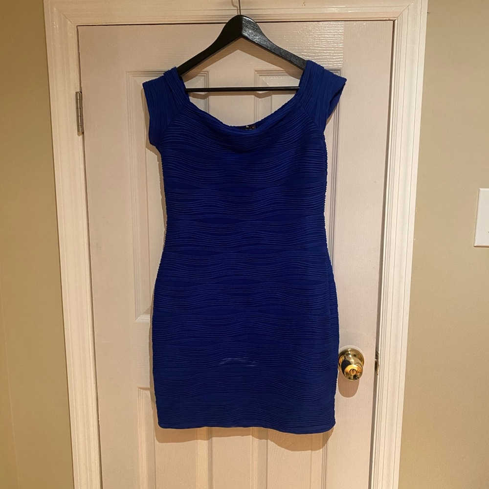 Royal Blue Mini Dress